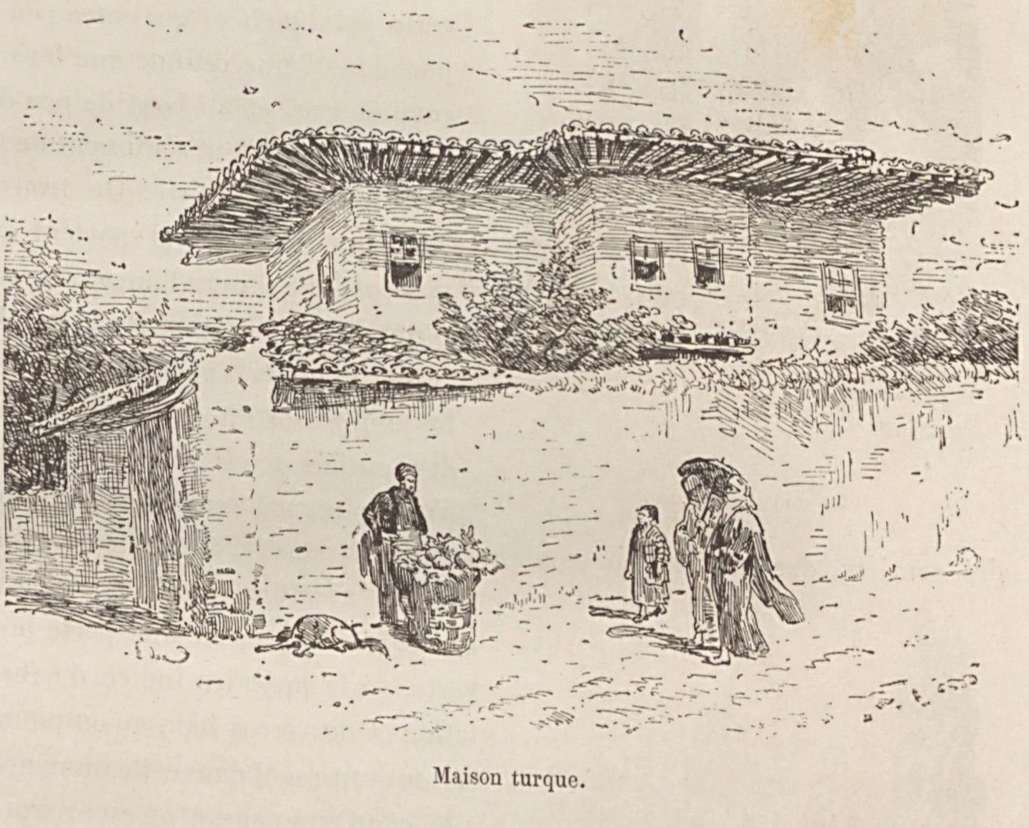 Disegno per il libro di De Amicis, Costantinopoli